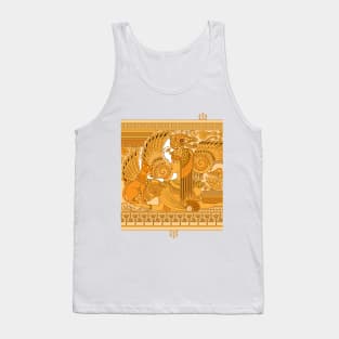 Egyptian queen with sacred cat Tank Top